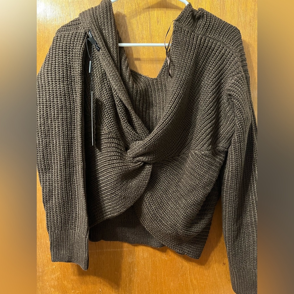 Fashion Nova oversized Brown Sweater 🤎 NWT